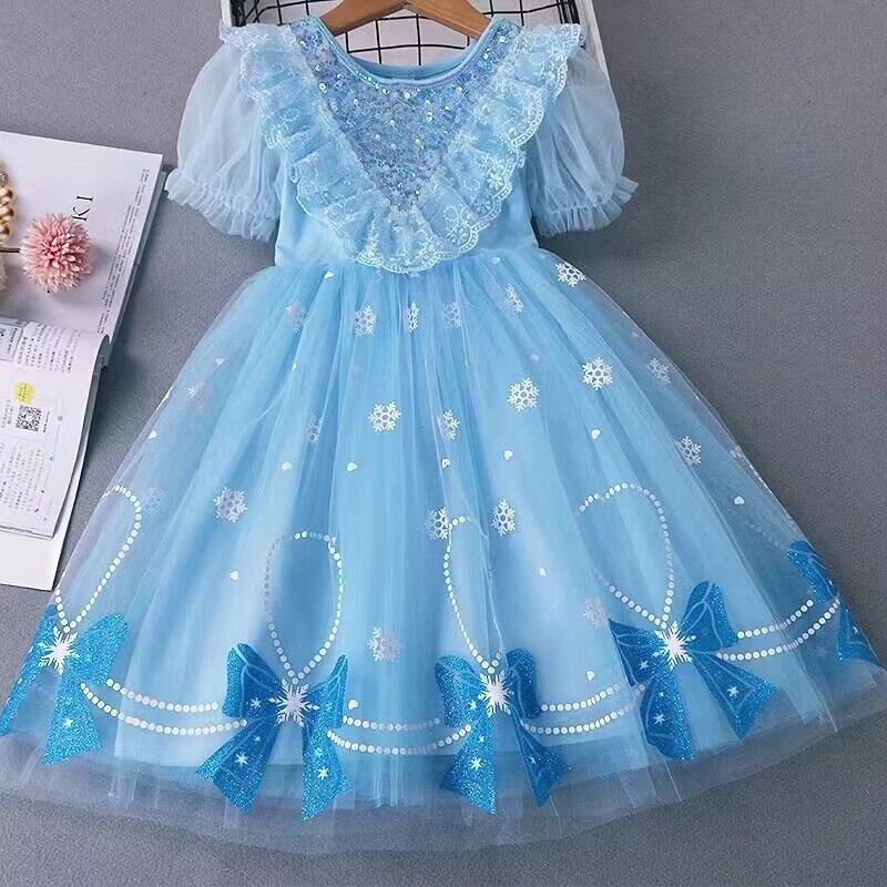 sachin and babi light blue dress Princess Dress Casual