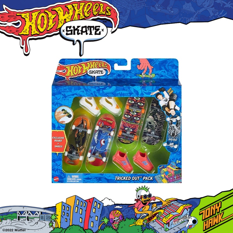 Hot Wheels Skate Tricked Out Pack (HGT84) | Shopee Malaysia