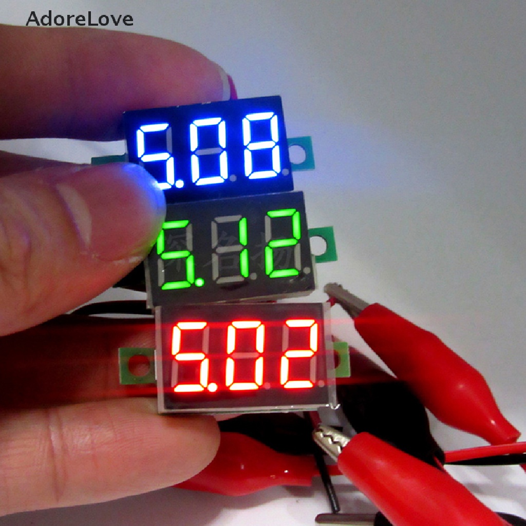 ADL Mini digital voltage meter voltage indicator DC2.530V LED panel