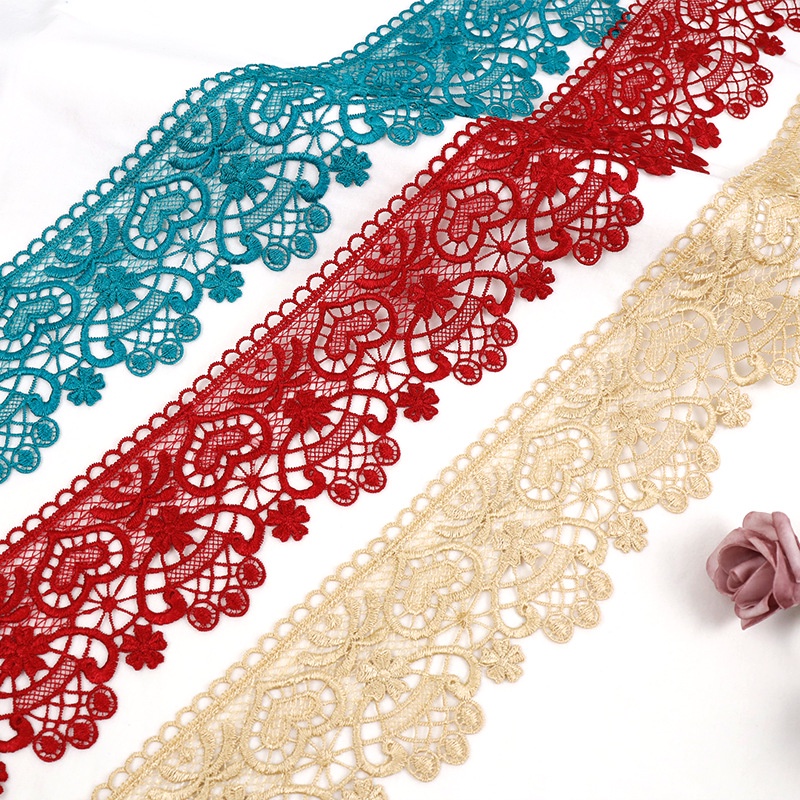 1yard Lace 9.5cm Wide Lace Garment Accessories Polyester Lace | Shopee ...