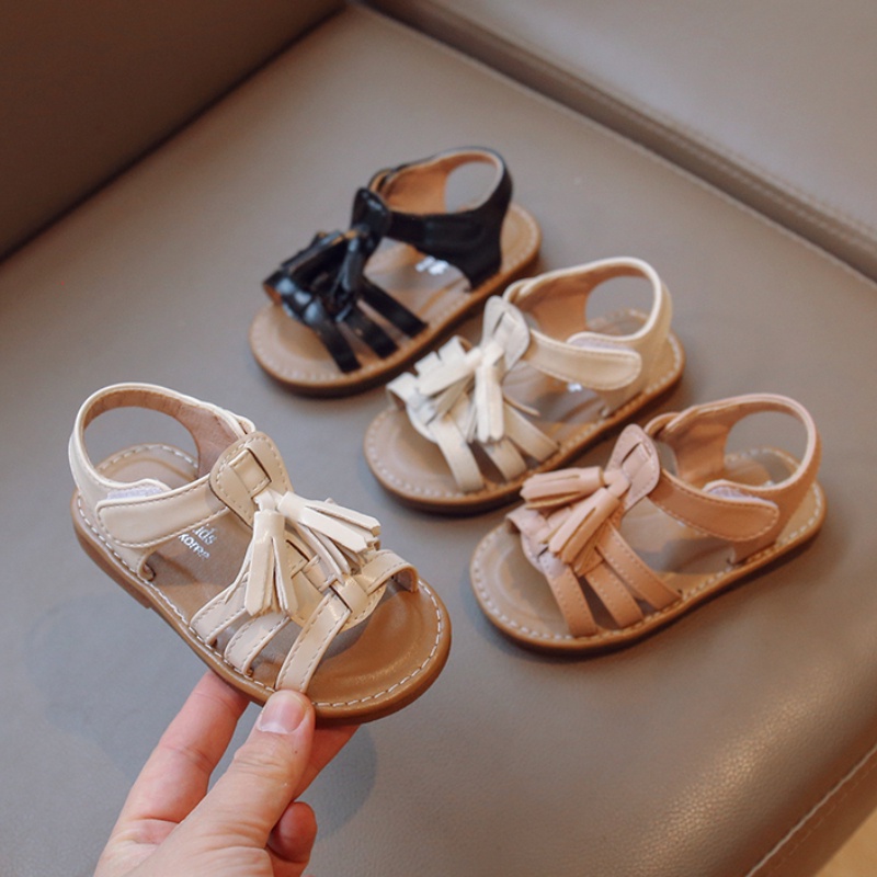 Girls tassel sandals deals