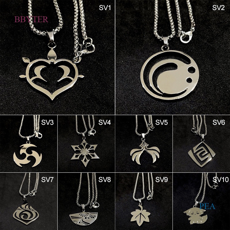 BBYTER Anime Necklaces Genshin Impact Inspired Collection Necklace For