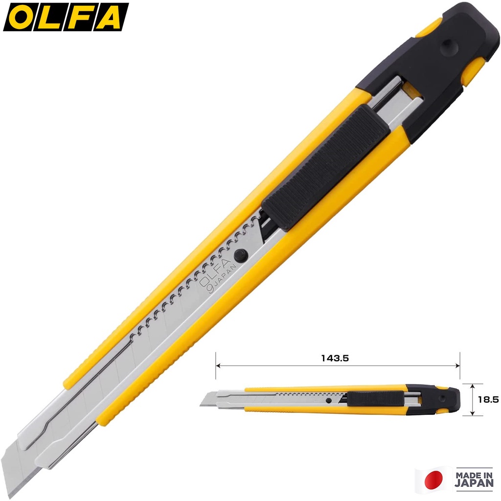 OLFA Cutter A-1 High-performance 9mm Auto-Lock Precision Utility Knife ...