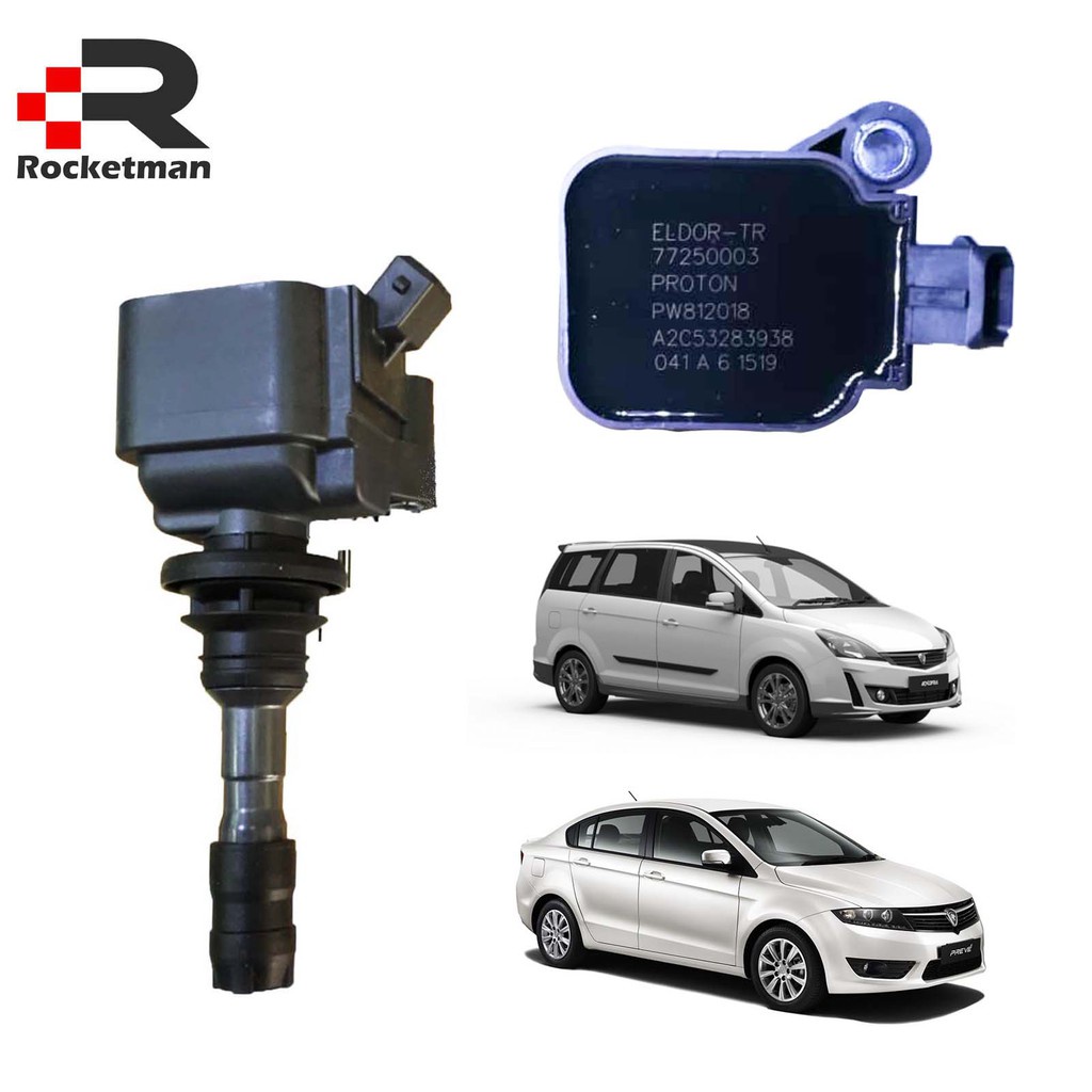 PROTON PLUG IGNITION COIL PREVE TURBO EXORA TURBO (PW812712) | Shopee ...