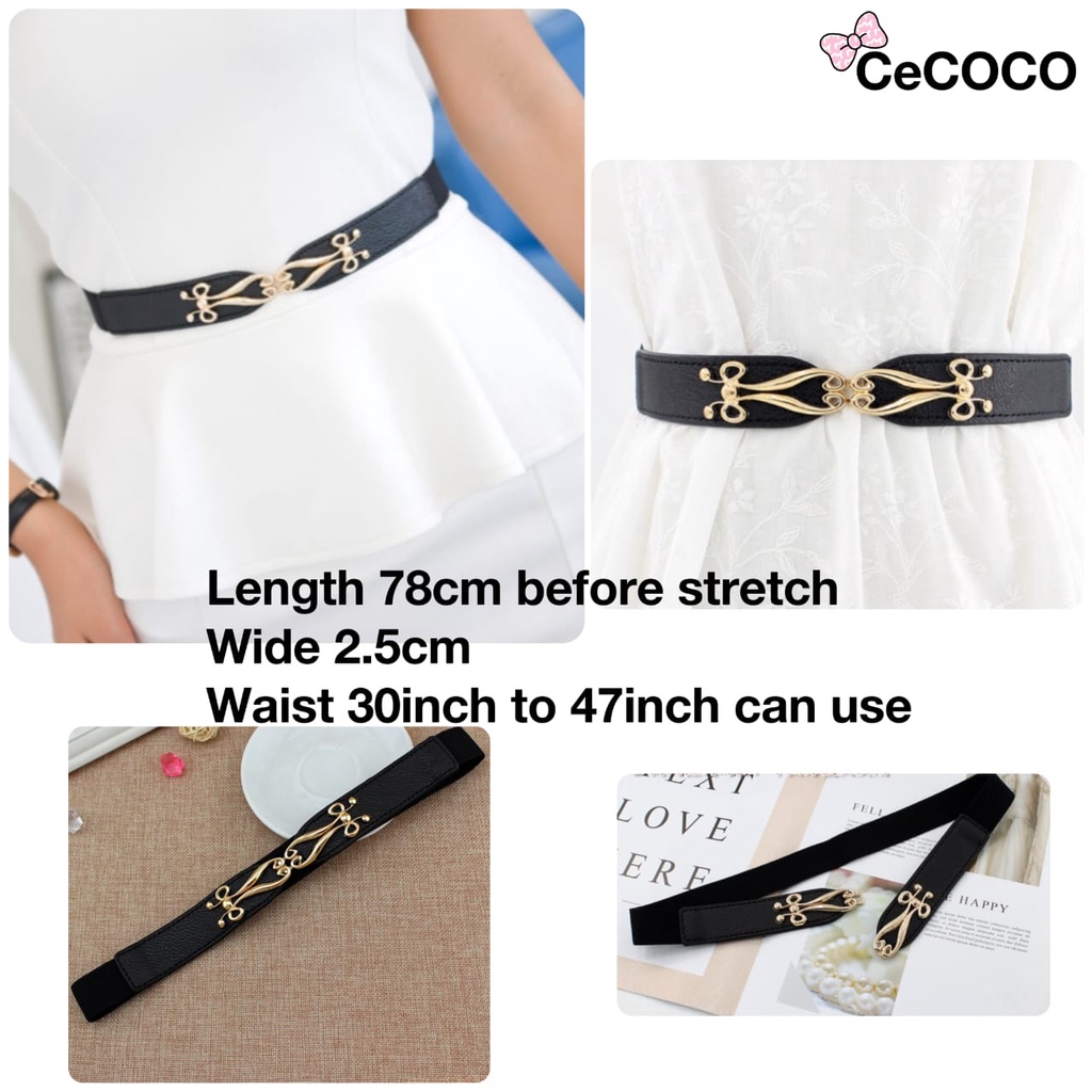 Plus size elastic belts best sale