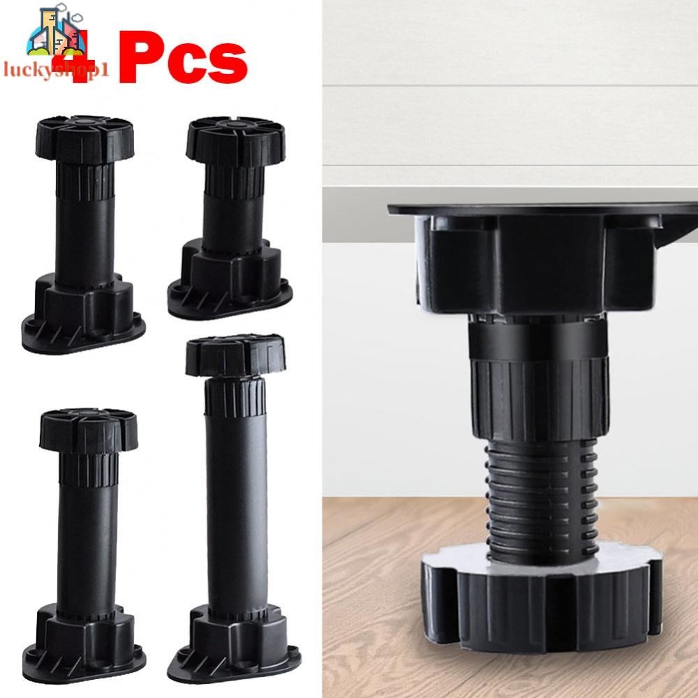 4X Cabinet Legs Plinth Feet Adjustable Base Furniture Foot Carcase For ...