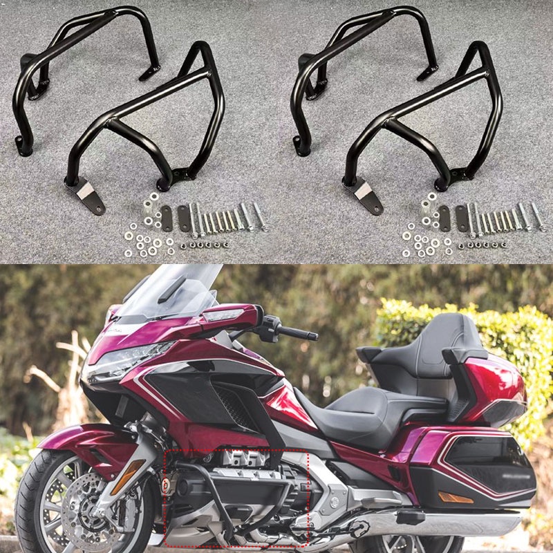 2021 New GL1800 Motorcycle Engine Guard Crash Bar Bars Bumper Protector ...