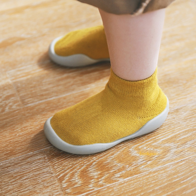 Chaussures Premier Pas LACOFIA Bébé - Semelle Caoutchouc Anti-Dérapante - Scratch Réglable - Garçon Ou Fille