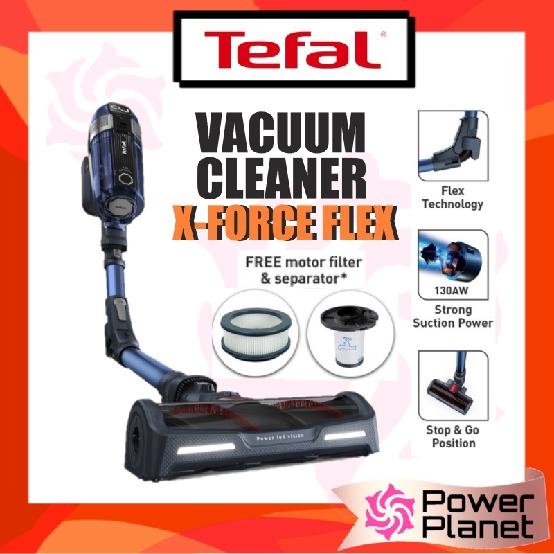 Tefal X-Force Flex 11.60 AQUA TY9890 Cordless Vacuum Cleaner TY9890WO ...