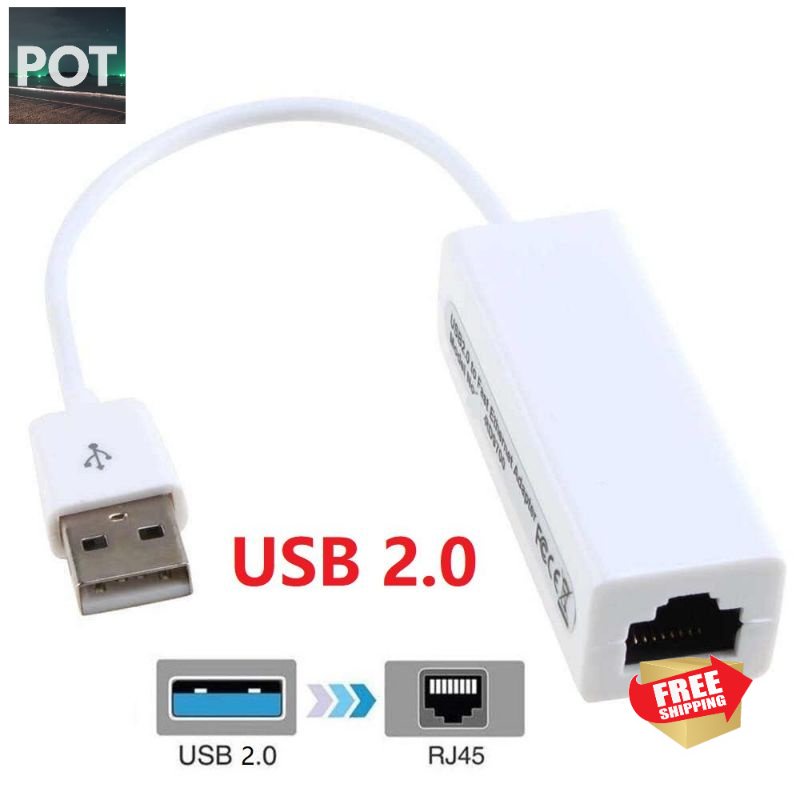 Untuk Tab PC & Laptop Tablet Type C / USB 2.0 to RJ45 Plug n Play ...