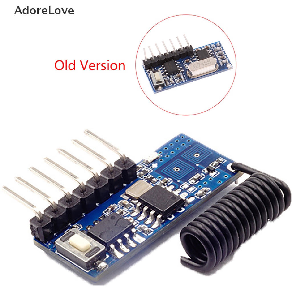 ADL 1Pc 433mhz rf receiver learning code decoder module 4 channel for ...