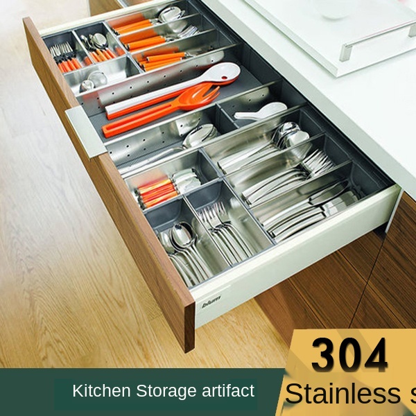 304 Stainless Steel Chopsticks Knife And Fork Tableware Storage Kitchen ...