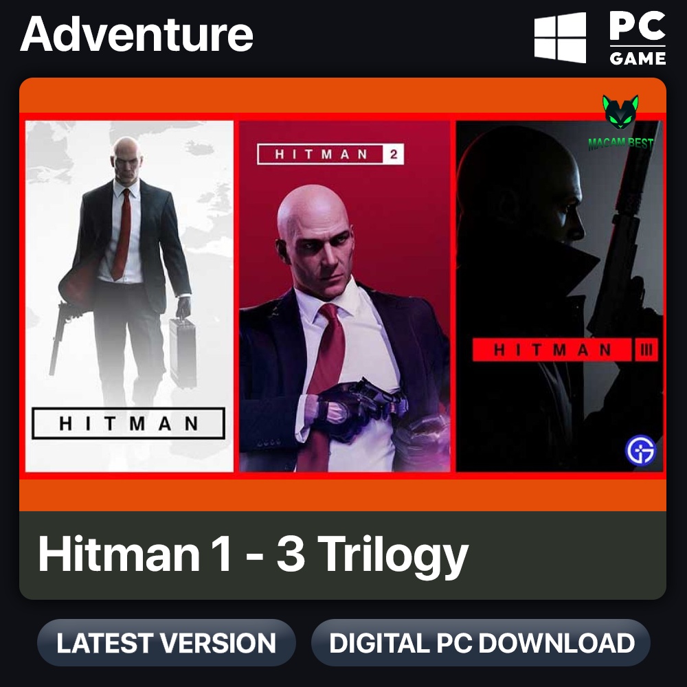 🖥️PC GAME🖥️ Hitman 1- 3 Trilogy Deluxe Edition [DIGITAL DOWNLOAD ...
