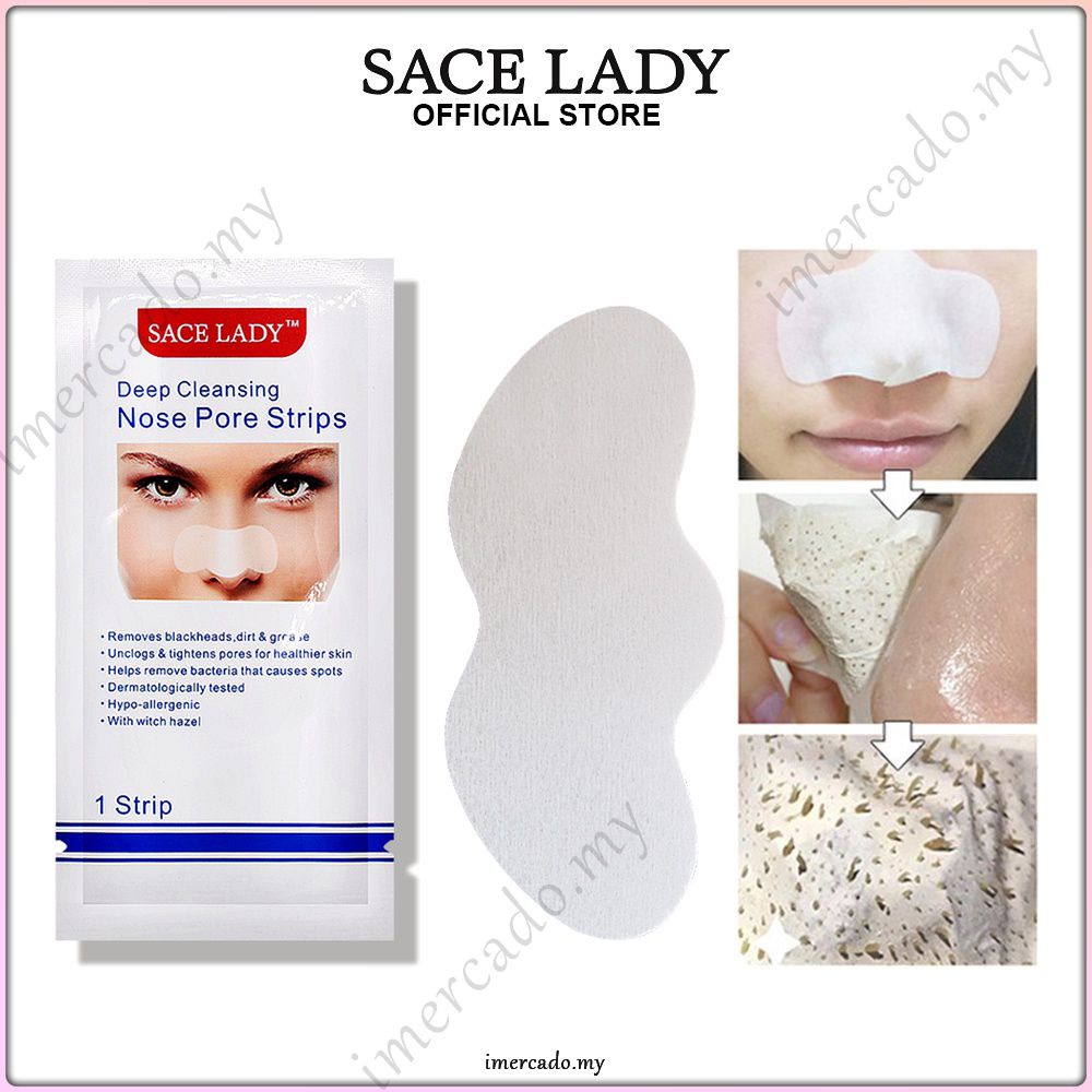 COD Sace Lady Nose Blackhead Remover Pores Cleaner Facial Mask ...