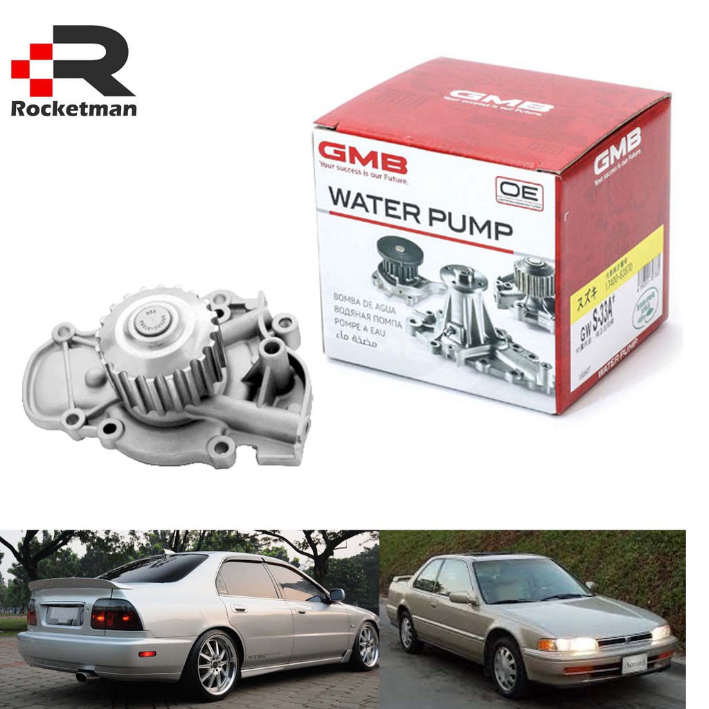 GMB WATER PUMP HONDA ACCORD 2.0 2.2 19902002 SM4 SV4 S84 S86 (GWHO28A