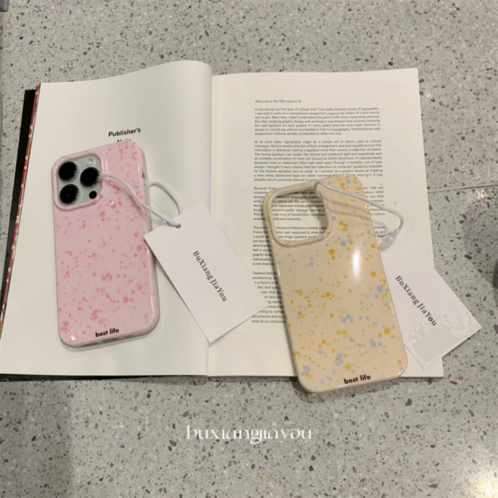 casetify Suitable For ip QYJS 14 Korean Style Simple Cream Yellow
