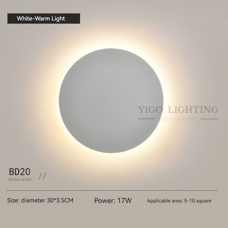 Modern minimalist LED wall light Touch switch wall light Bedroom