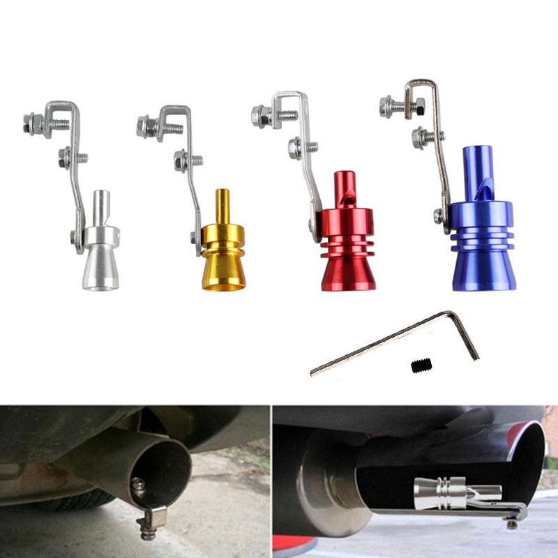 Car Modified Turbo Whistle Exhaust Pipe Sounder Imitation Sound Device