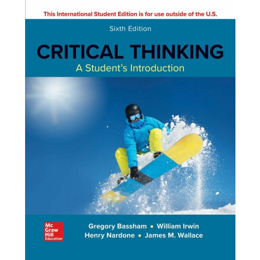 Product image Critical Thinking: A Student's Introduction 6th Edition