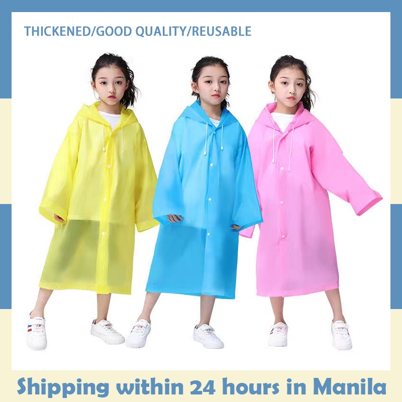 Kids Raincoat Waterproof Raincoat Cute Rainwear Baby Poncho Unisex