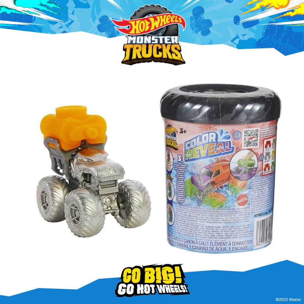 Hot Wheels Monster Trucks Color Reveal Monster Truck | Shopee Malaysia