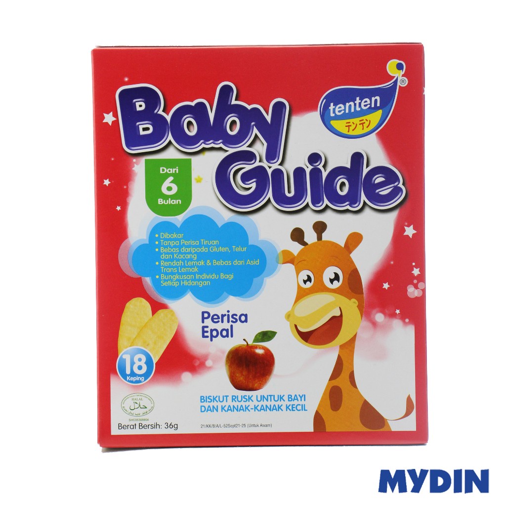 TenTen Baby Rusk Apple (36g) | Shopee Malaysia