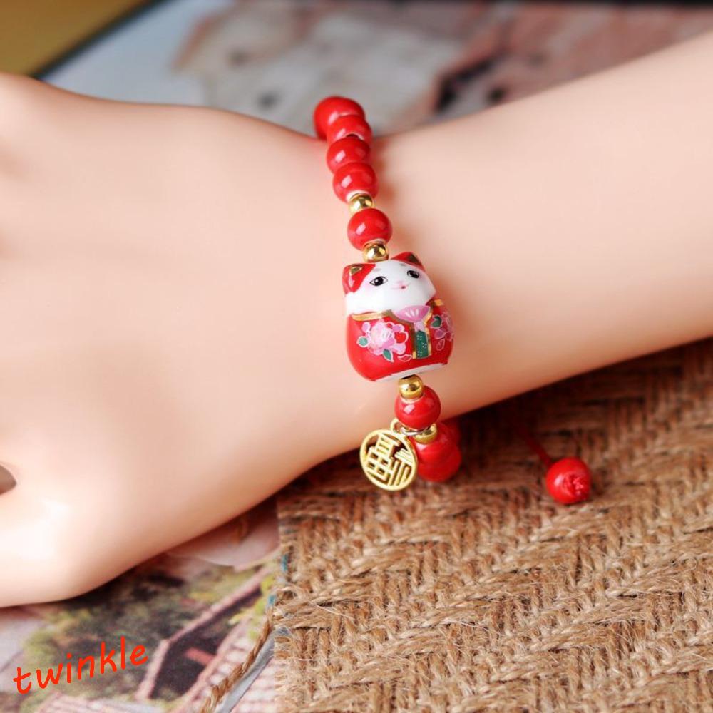 TWINKLE1 Lucky Women Bracelet Japanese Retro Friendship Bead Unisex