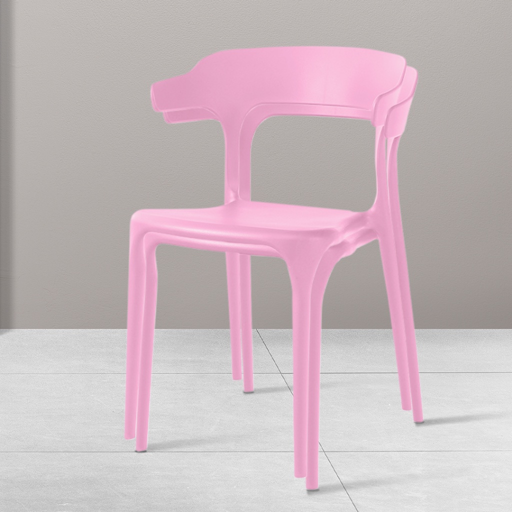 KENZZO Plastic Chair kerusi meja makan Plastic Dining Chair Elegant