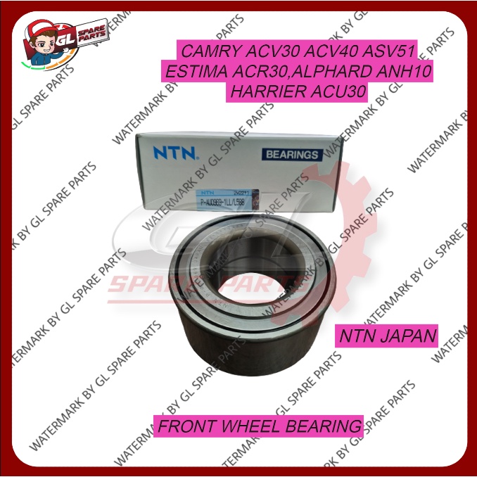 FRONT WHEEL BEARING (NTN) TOYOTA CAMRY ACV30 ACV40 ASV51 ESTIMA ACR30 ...