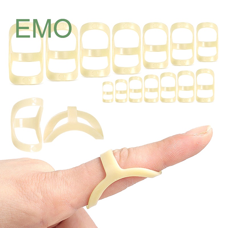 EMO Oval 8 Finger Splint Brace Protector Adjustable Broken Finger Joint