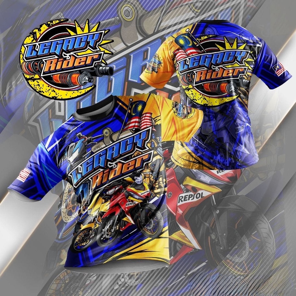 T-SHIRT LEGACY RIDER LIMITED EDITION [JENTERA PEJUANG] | Shopee Malaysia