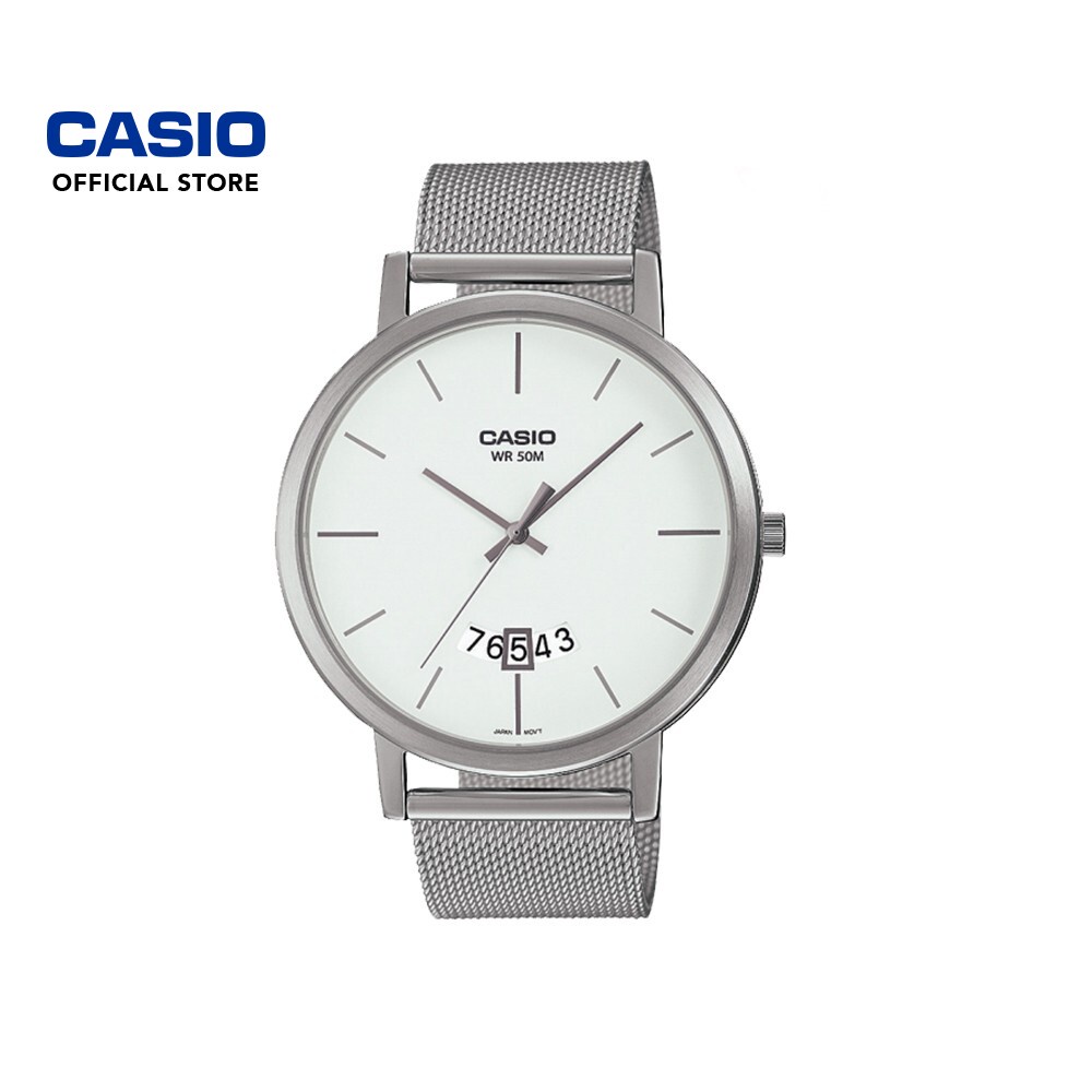 Casio General MTP-B100M-7EV Stainless Steel Mesh Band Men Watch ...