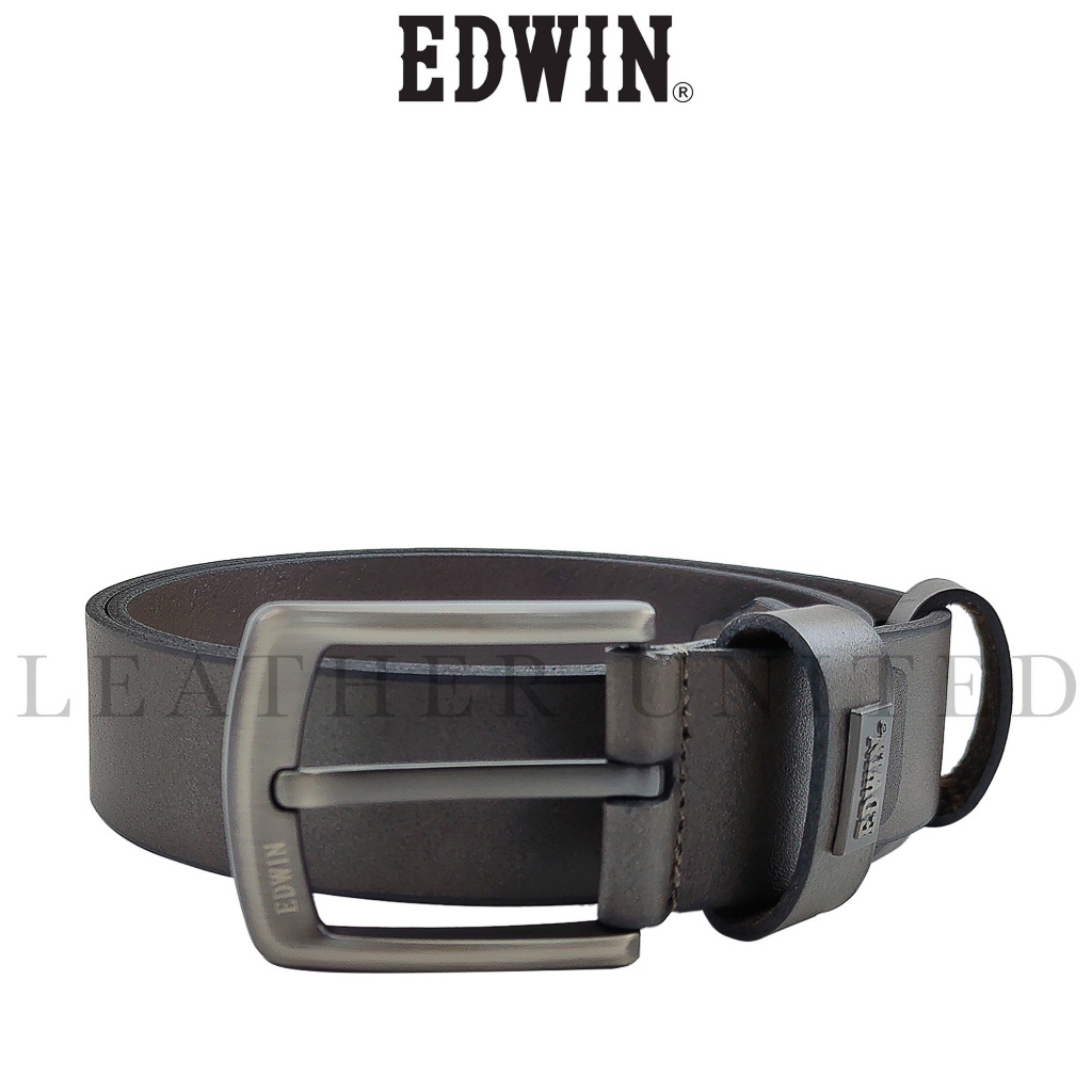 𝗘𝗗𝗪𝗜𝗡 𝗖𝗢𝗟𝗟𝗘𝗖𝗧𝗜𝗢𝗡 Genuine Top Grain Leather 40MM Pin Buckle Belt # ...