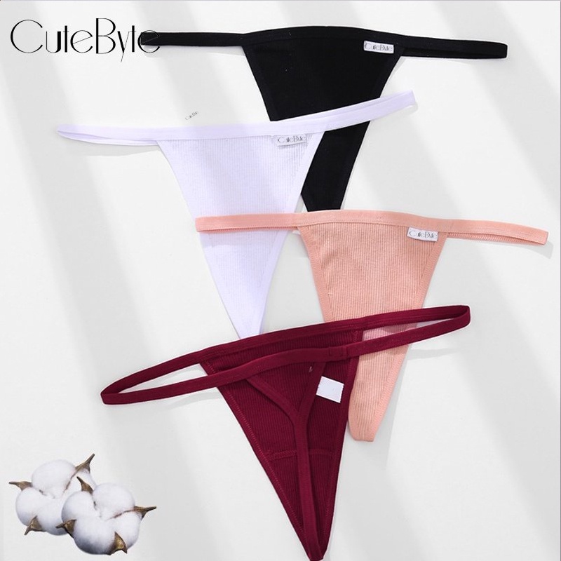 CuteByte Cotton Underwear G-string Women's Lingerie Panties Female ...