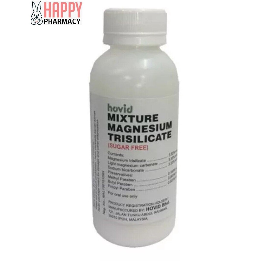 HOVID MIXTURE MAGNESIUM TRISILICATE 120ML HOVID MMT FOR GASTRIC WIND
