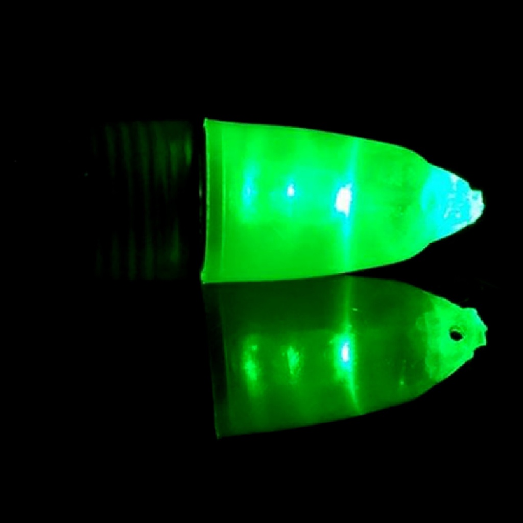 PFG 10 Pcs/Set LED Luminous Fishing Bells Alarm Clip Plastic Night