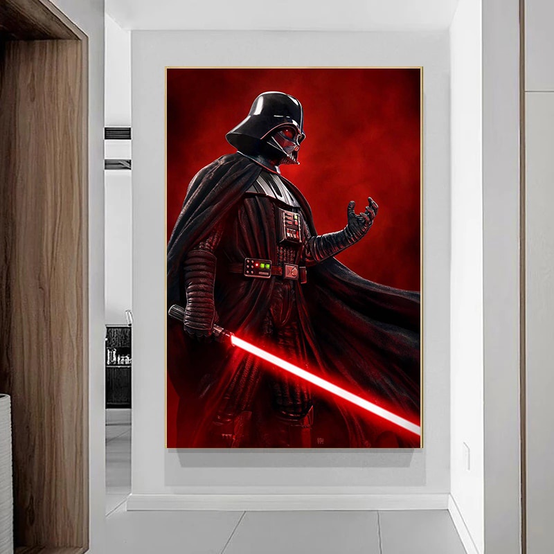 Disney Star Wars Darth Vader Prints Poster Dark Knight Darth Vader Wall ...