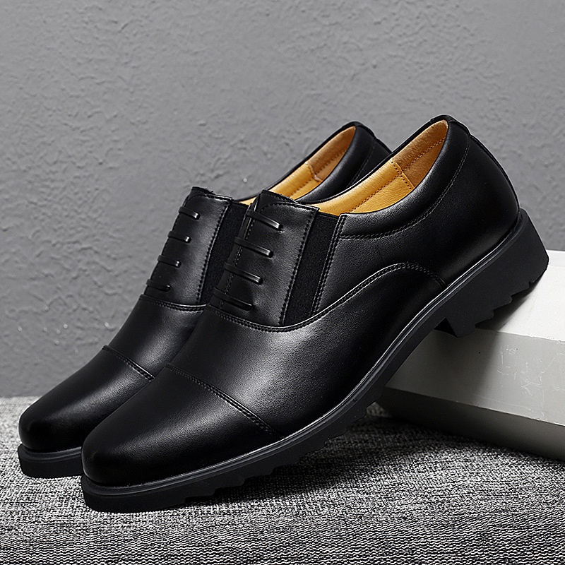 Men's Business Casual Leather Shoes Three-Joint Security Standard Work ...