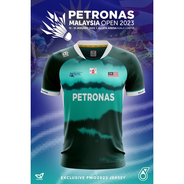 Petronas Malaysia open 2023 Badminton Jersey Custom Name Malaysia