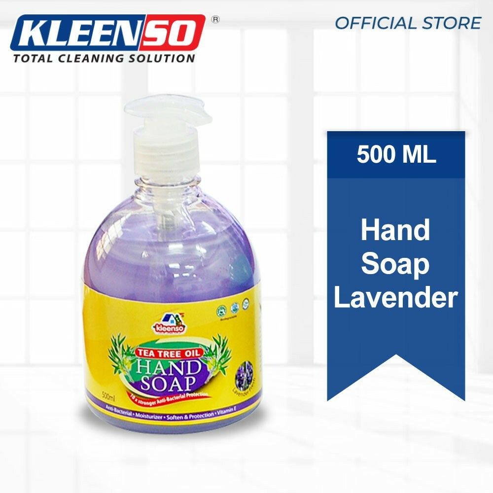 KLEENSO Moisturising Hand Soap - Lavender (500ml) | Shopee Malaysia