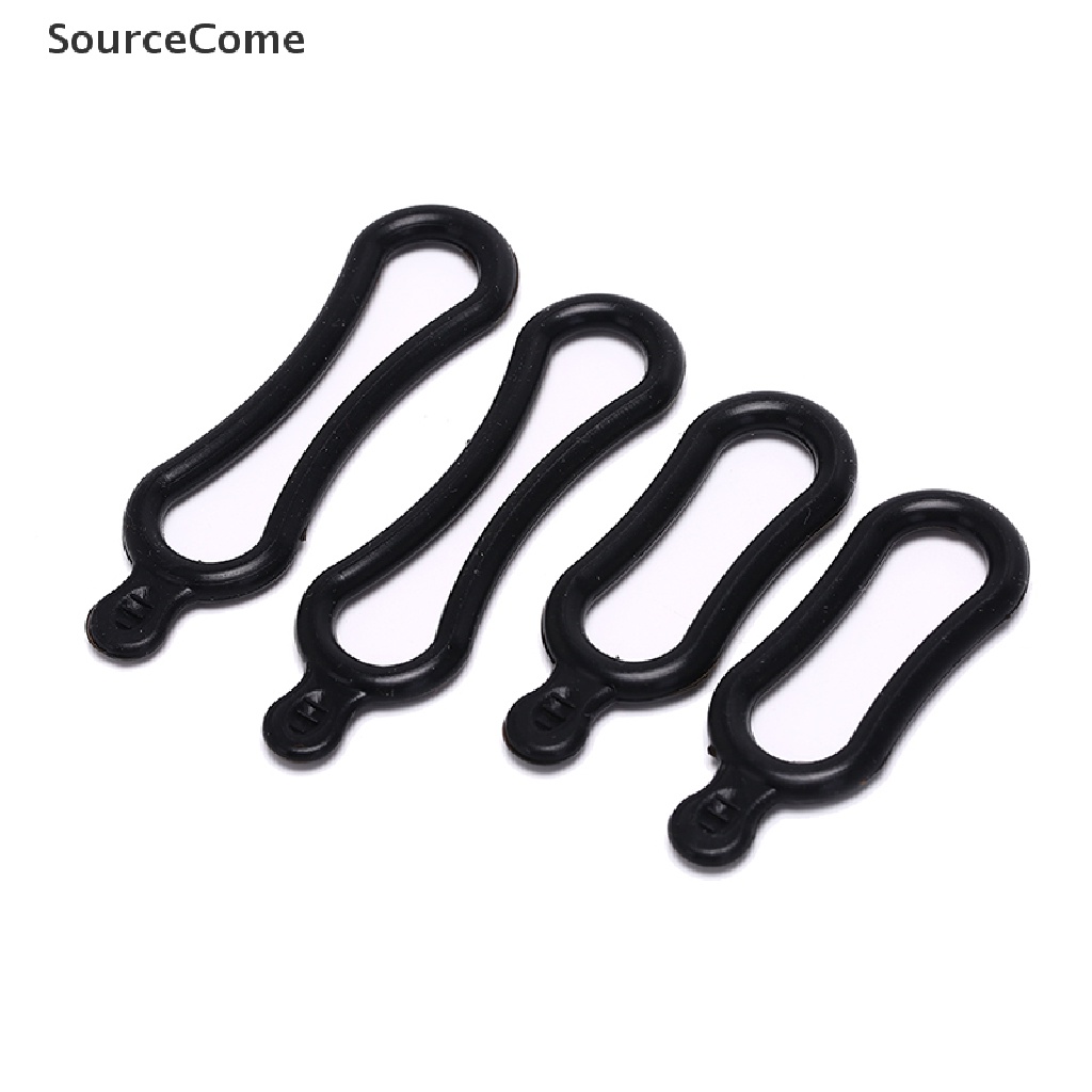 4pcs black rubber band pvc ring for t6 led headlight bike