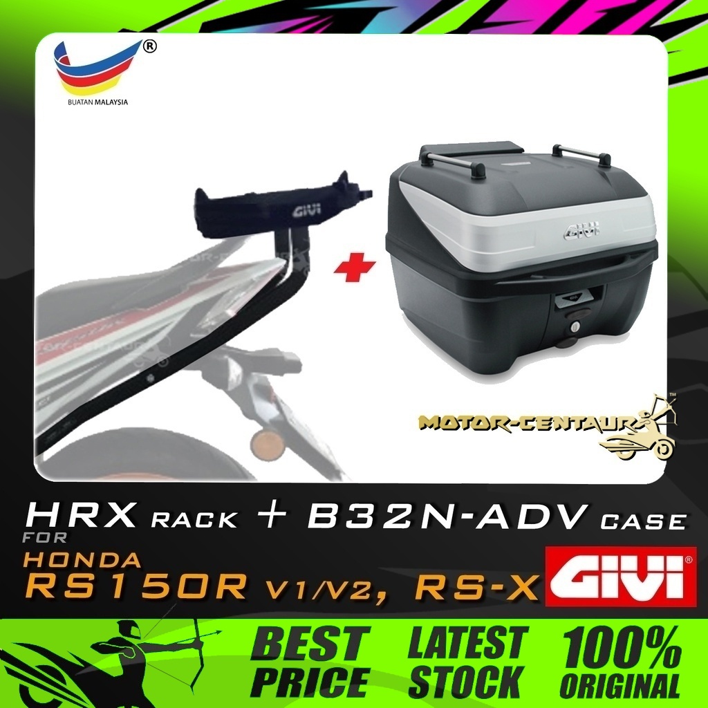 Set Kombo Kotak Box Givi B N Adv Top Case Givi Honda Rs R Rs Rsx Rs X Hrx S Hrv