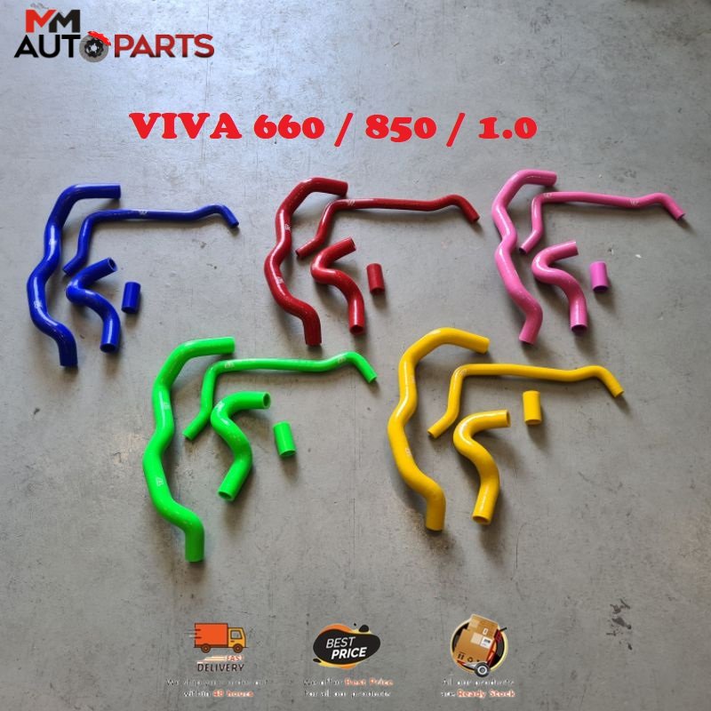 SILICONE 5LAYER RADIATOR HOSE FULL SET ORIGINAL TF THAILAND PERODUA