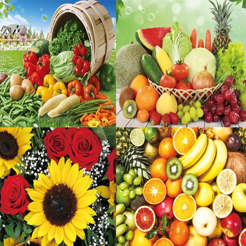 Cartoon Kitchen Wall Sticker for Kitchen Fridge Cupboard Decoration Art