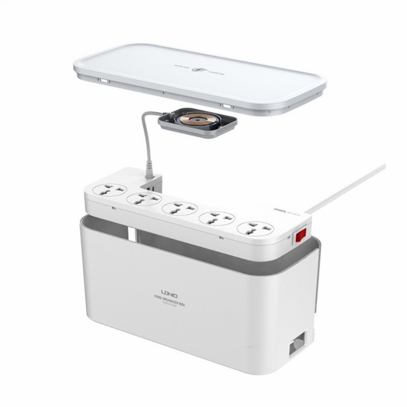 LDNIO SCW5354 Cable Organizer Box Power Cord Defender Series Wireless