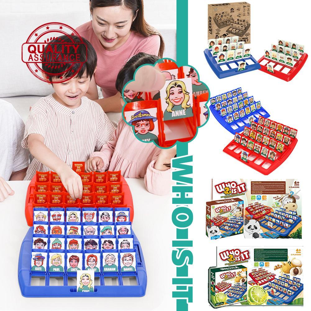 Guess Who Is It ? Classic BoardGame Funny Family Guessing Children Gift