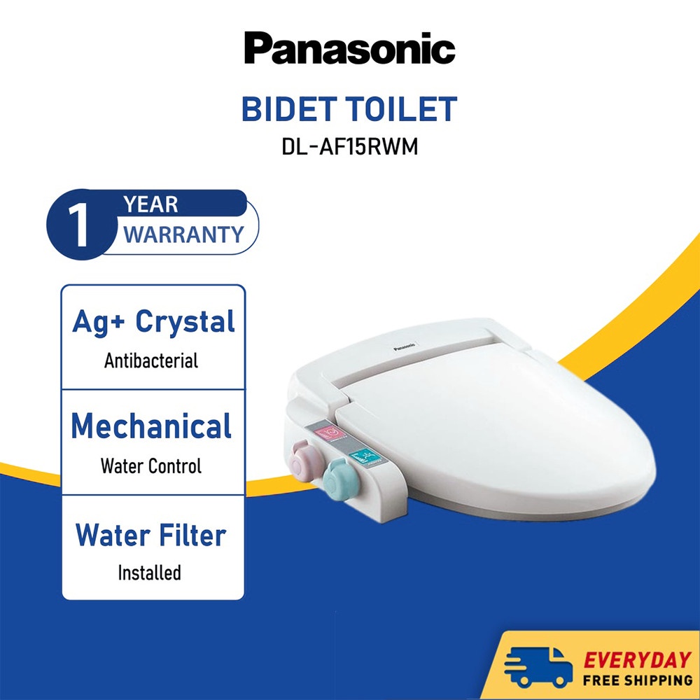 Panasonic DLAF15 Hygienic Bidet Toilet Seat Soft Closing Detachable