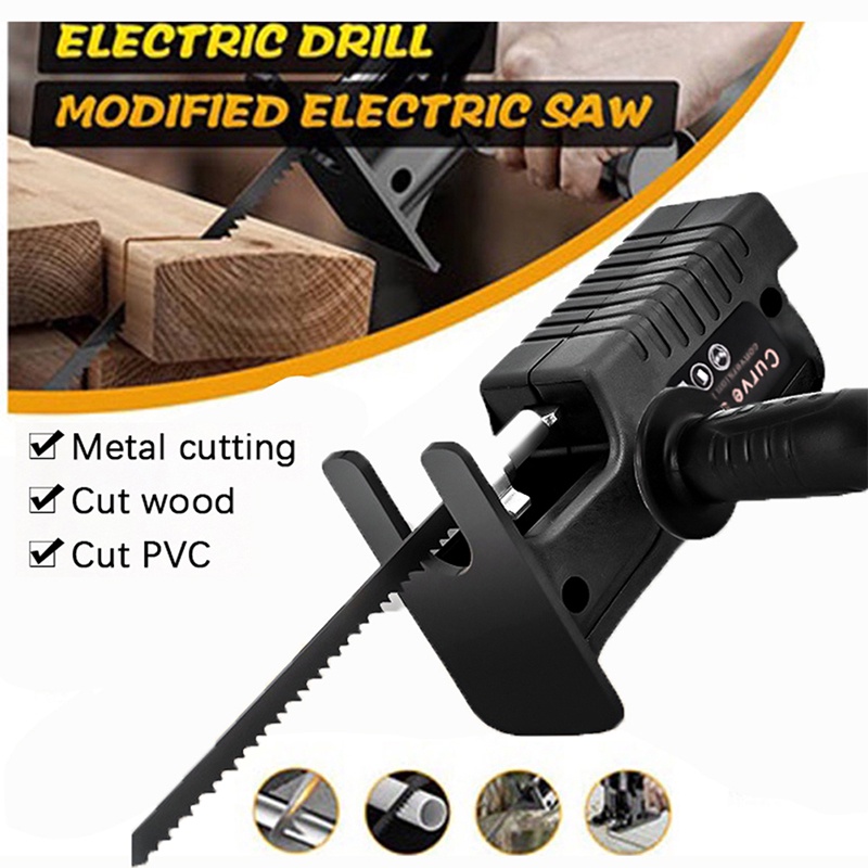 Hand Drill Jig Saw Adapter Power Electric Drill Convert Curve Saw