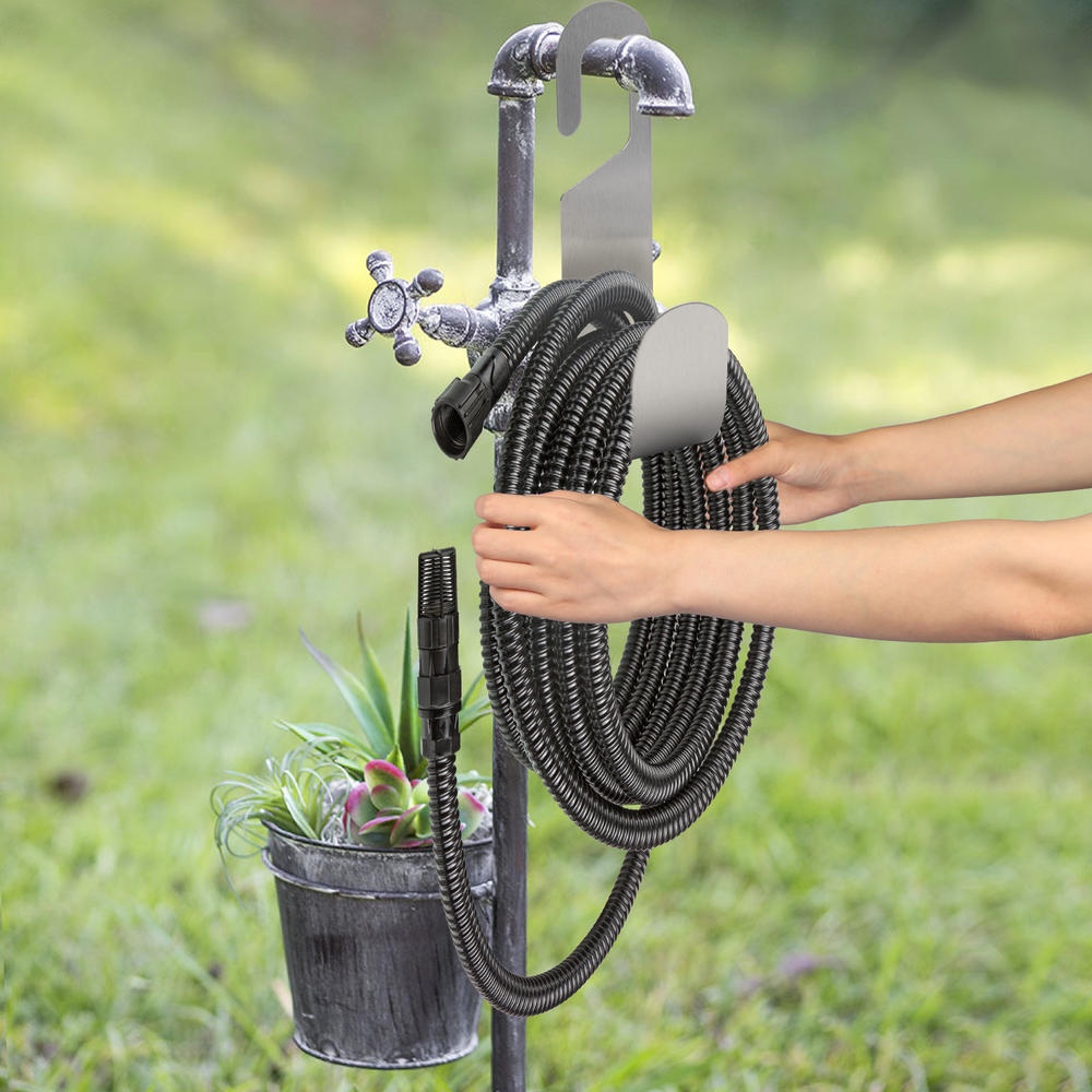 Stainless Steel Heavy Duty Water Hose Storage Hanger Garden Hose Holder