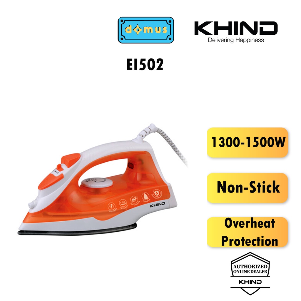 Khind Electric Steam Iron EI502 Shopee Malaysia
